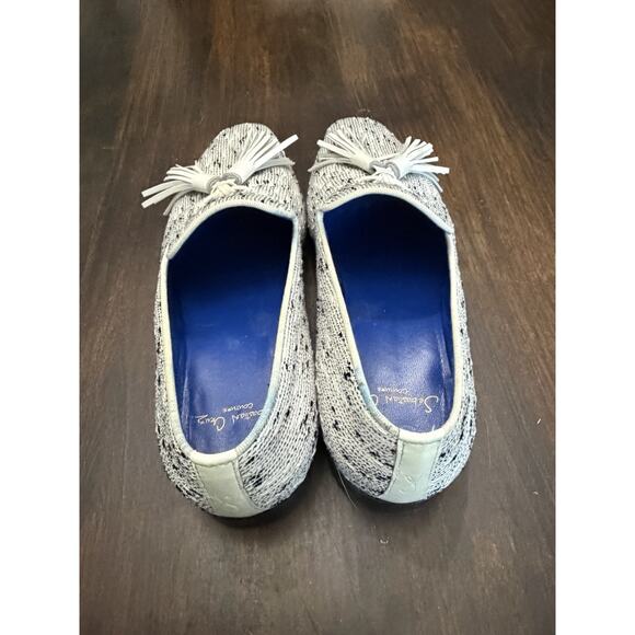 Sebastian Cruz Couture White Black Formal Loafers Tassle 40 Size 7.5 $1495 main image 7